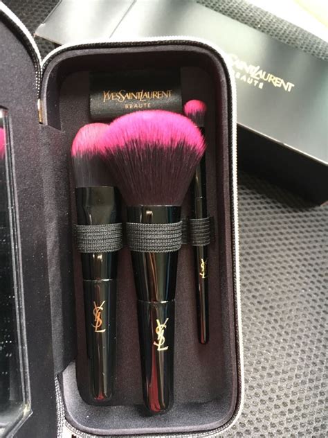 ysl yves saint laurent makeup brushes set|ysl foundation brush.